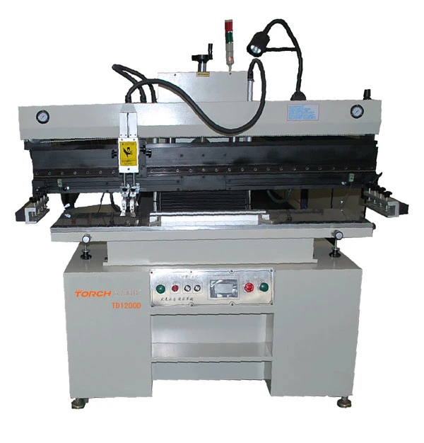 2023 Torch 1200mm LED Full Automatic SMT Solder Paste Screen Stencil Printer